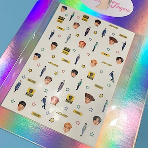 Ateez Fever: Epilog Nagel Aufkleber | Ateez Wasserrutsche Nagel Aufkleber| Ateez Nail Art| Kpop Nagel Aufkleber| K-pop Nail Sticker