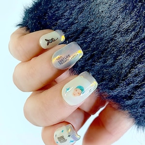 Univers NCT 2021| version 2| Autocollants d’ongles NCT Waterslide| NCT Nail Art| Décalcomanies d’ongles Kpop| Autocollants d’ongles K-pop