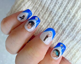 Ateez ザ・ワールド| Ateez ウォータースライド ネイルデカール| Ateez