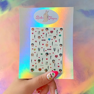 Stray Kids Maxident| Stray Kids Waterslide Nail Decals| SKZ Nail Art| Kpop Nail Decals| K-pop Nail Stickers