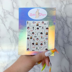 Enhypen Fever| Enhypen Waterslide Nail Decals| Enhypen Nail Art| Kpop Nail Decals| K-pop Nail Stickers