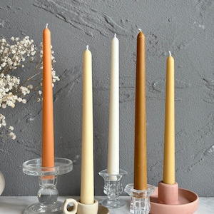 Fall Colored Taper Candles, 10&#39;&#39; Taper Candles, Pillar Taper Candles, Handmade Candles, Soy Candles, Dinner Candles, Decorative Candle