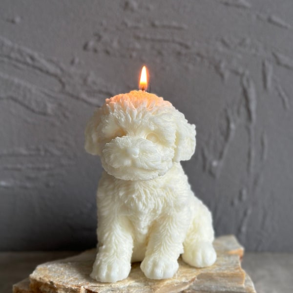 Dog Candle Etsy