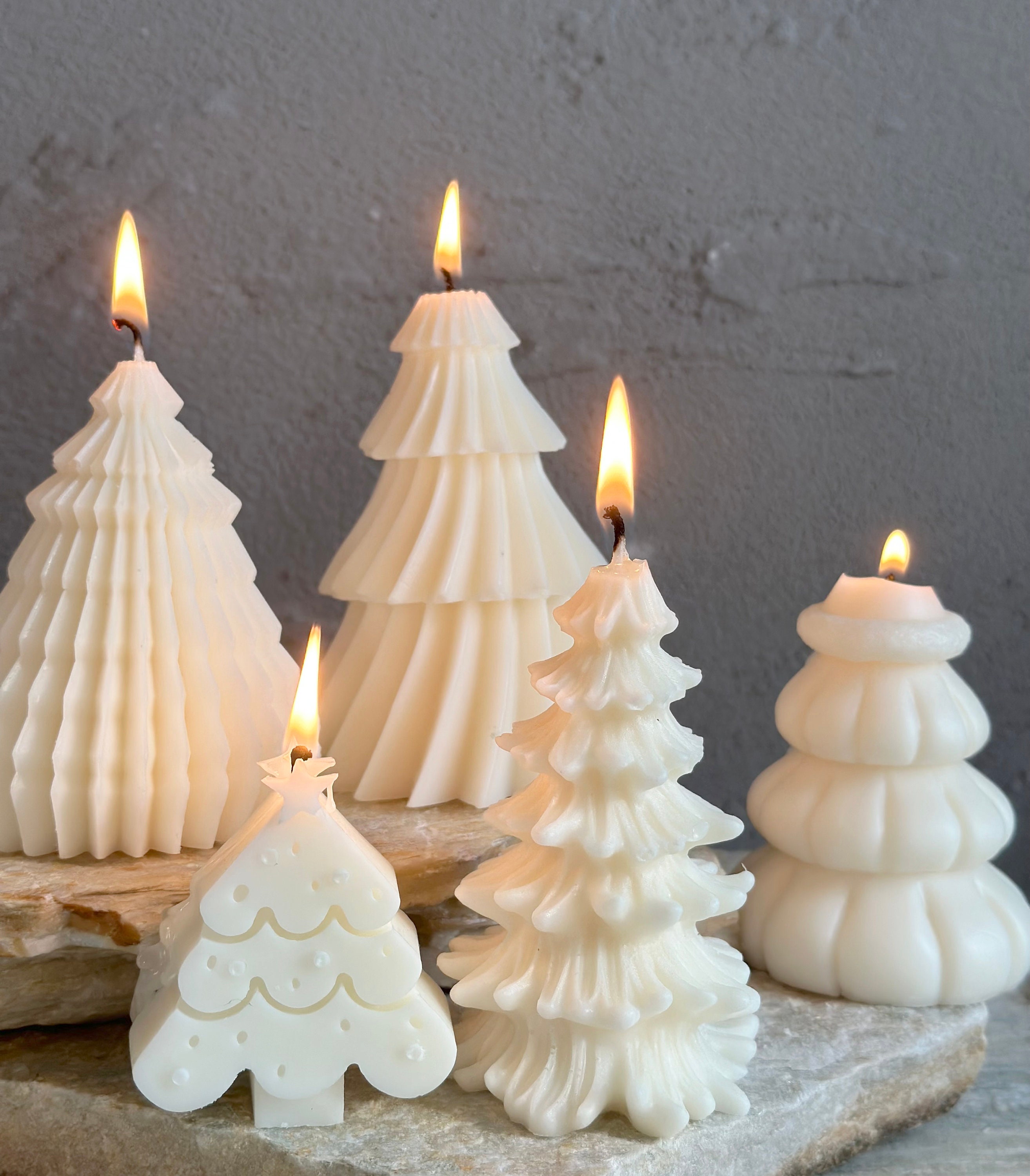 Fraser Fir Scented Christmas Tree Candles: Hand-poured Soy Wax - Etsy