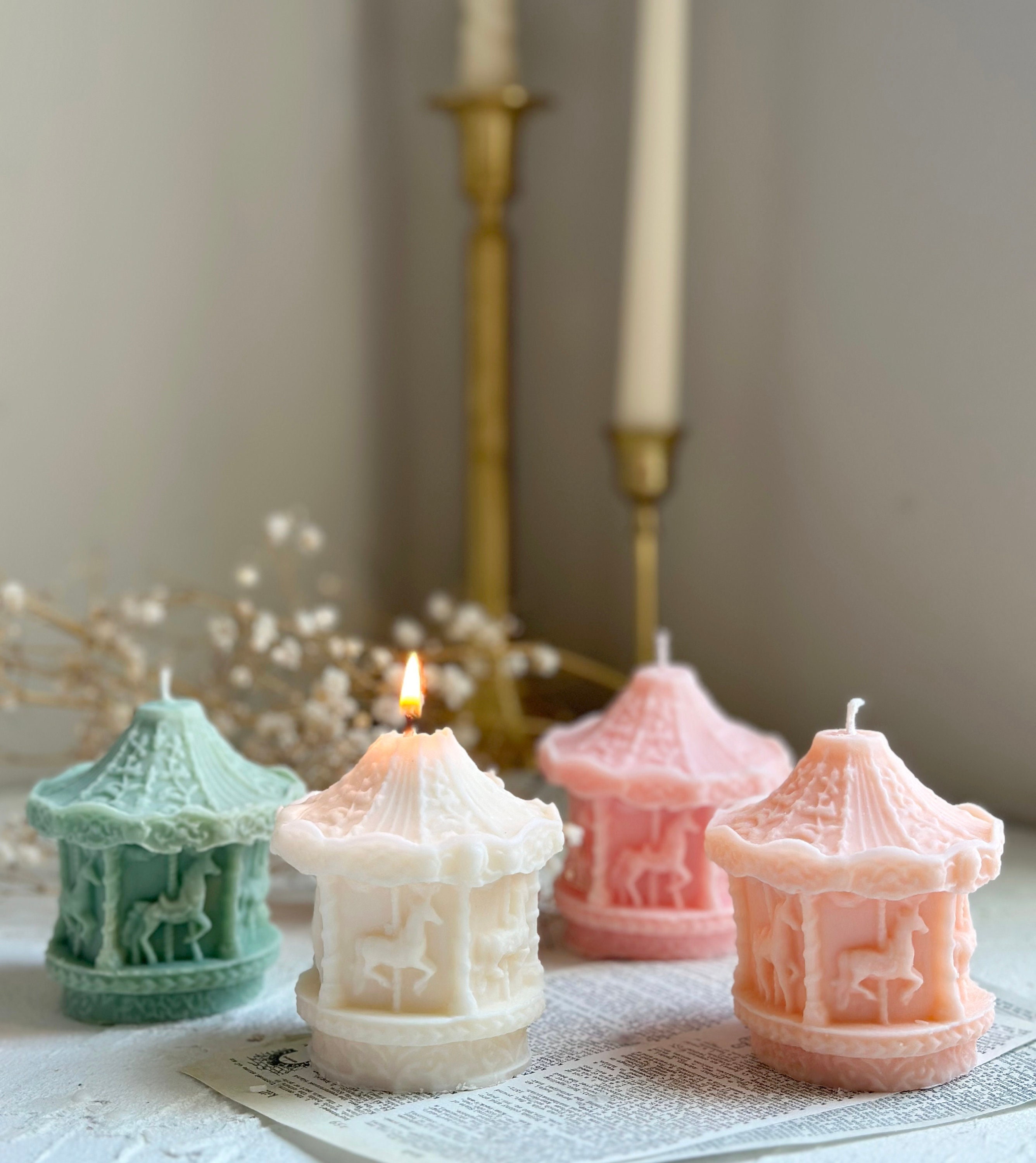 Candele Spell Decorative - Set Da 6 Candele Colorate Per Candelieri E Festività - Foto 2