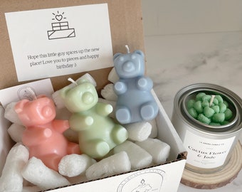Gummy Bear Candle, Cute Bear Candle, Home Decor, Soy wax candle, Table candles, Gift For Bear Lover, Gift For Her, Natural Soy Wax Candle