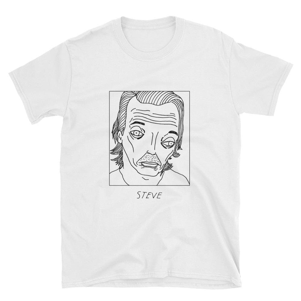 Badly Drawn Celebrities - Steve Buscemi Unisex T-Shirt Free Worldwide Delivery