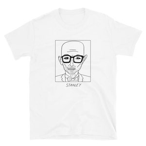 Badly Drawn Celebrities - Stanley Tucci - Unisex T-Shirt - FREE Worldwide Delivery