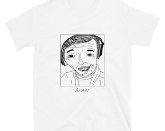 Célébrités mal dessinées - Alan Partridge - T-Shirt unisexe - Livraison GRATUITE dans le monde entier