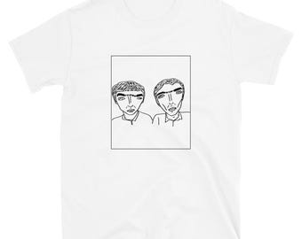 Celebridades mal dibujadas - Hermanos Gallagher - Camiseta unisex - Envío gratuito a todo el mundo