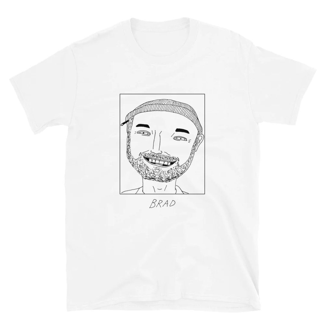 Badly Drawn Celebrities Brad Leone Unisex Tshirt FREE Etsy