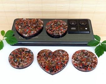 Orgonit für Handy Laptop EMF 5G WiFi Schutz Edelsteine Schungit Turmalin Kupfer