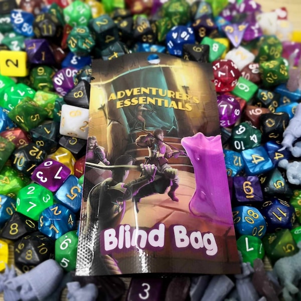 Mystery Dice Set and Miniature! -  RPG / DND Blind Bag | DND Dice