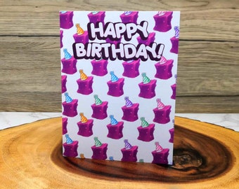 DnD Birthday Day Card - DnD themed card ! | Dungeons and Dragons Birthday Day Card