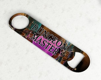 Dungeon Master - Bottle Opener - Includes Free Mystery Mini! - Dungeons and Dragons  - DM Gift - RPG Gift