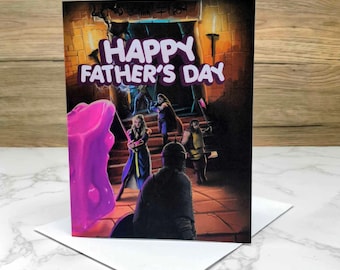 DnD Father's Day Card - DnD themed card ! | Dungeons and Dragons Fathers Day Card