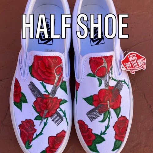 Custom shops Vans - Completely Customizable Painted Shoes Slip-Ons *READ DESCRIPTION*