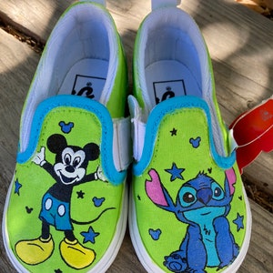 Custom Painted Kids Vans Personalized Boys Girls Shoes / Slip-Ons / Sneakers / birthday gifts for her him READ DESCRIPTION image 5