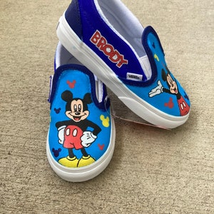 Custom Painted Kids Vans Personalized Boys Girls Shoes / Slip-Ons / Sneakers / birthday gifts for her him READ DESCRIPTION image 9