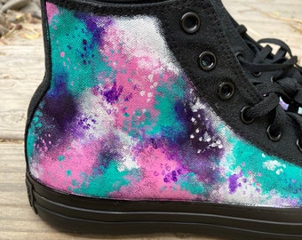 Graffiti Splatter shoes ANY COLORS | customizable Vans Converse Doc Dr. Martens Men’s Women’s Kids’ Slip-on painted shoes