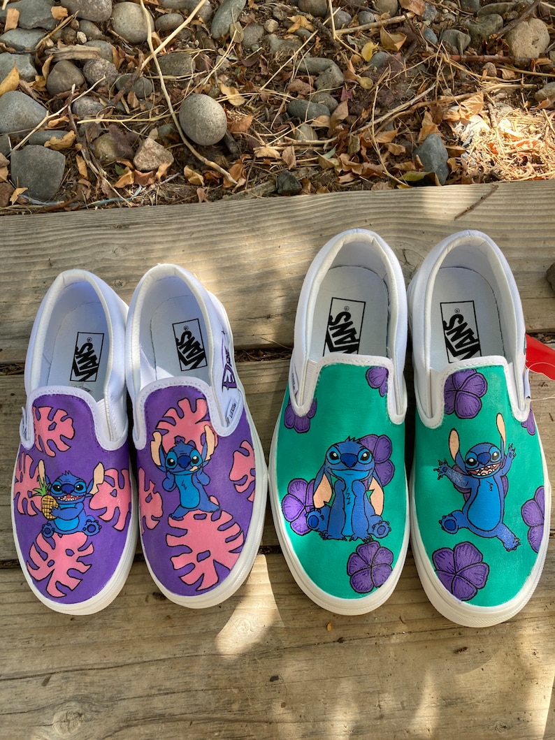 Custom Painted Kids Vans Personalized Boys Girls Shoes / Slip-Ons / Sneakers / birthday gifts for her him READ DESCRIPTION image 6