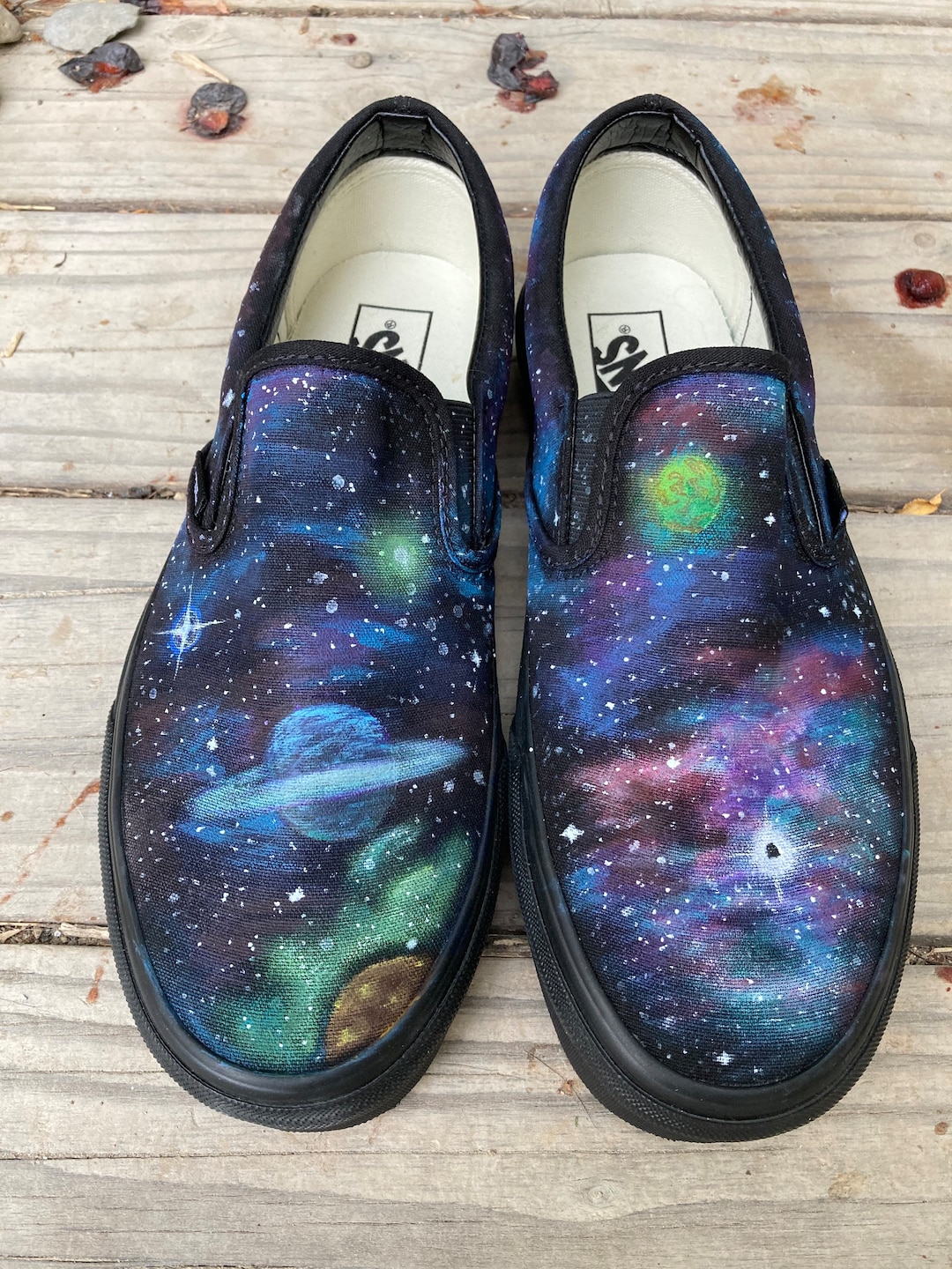 Custom galaxy vans hotsell
