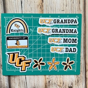 College Stickers, UCF Knights, Graduation gift, perfect gift