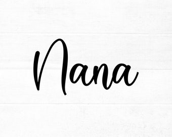 Nana様ご確認専用ページ☆筆文字デザインオーダー クリカット用ナナ SVG カット ファイルと筆記体フォントのシルエット
