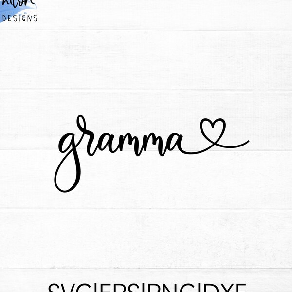 Gramma Svg Etsy