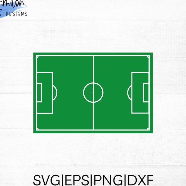 Football pitch SVG cut file for cricut and silhouette - Soccer pitch SVG - Football SVG - Football field svg - Soccer field svg - png,dxf
