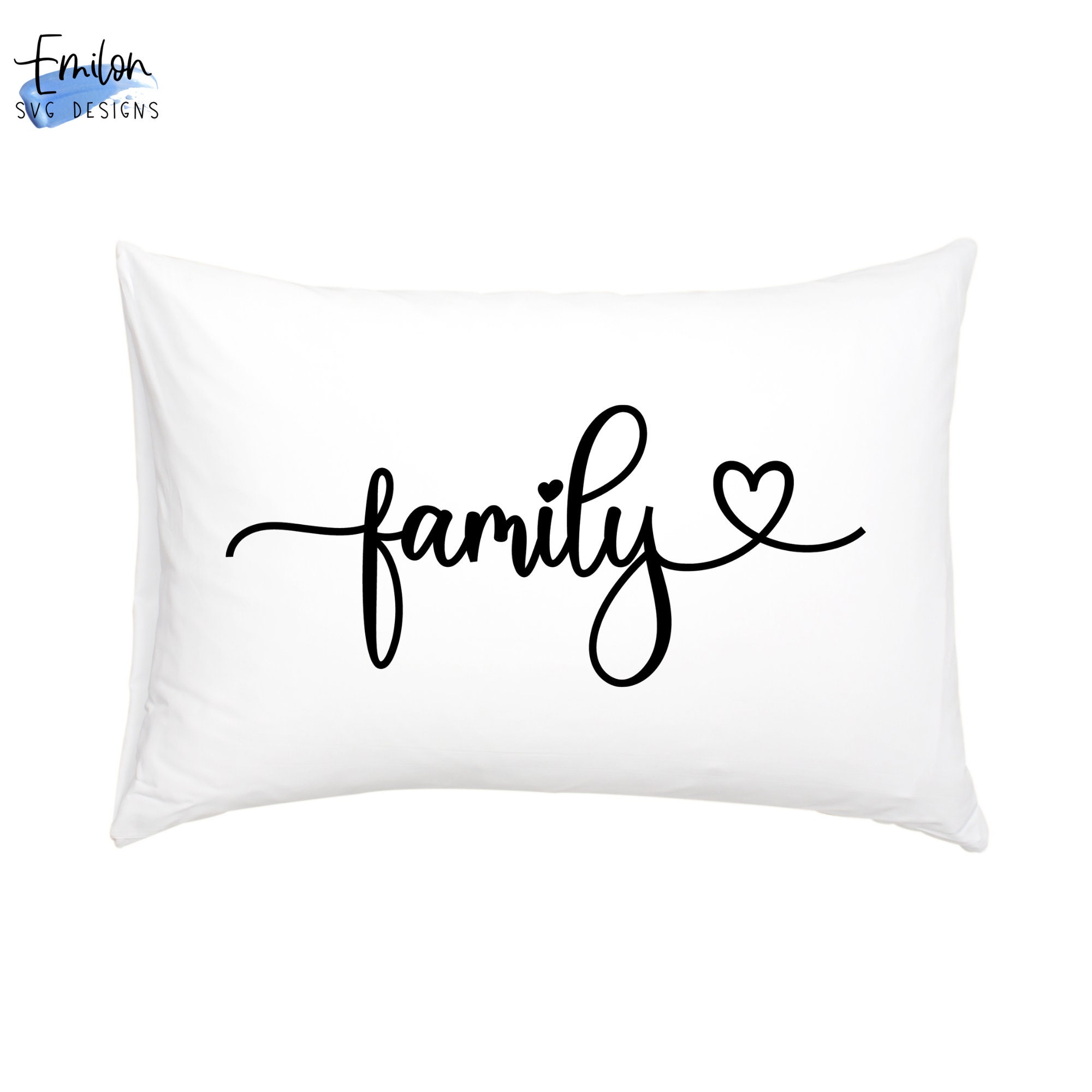 Family SVG Cut File for Cricut and Silhouette With Heart Detail, Png ...