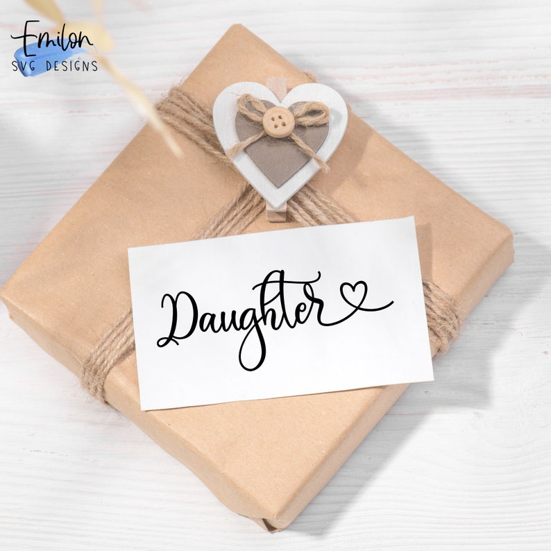 Family Member SVG Cut File Bundle for Cricut and Silhouette With Heart ...