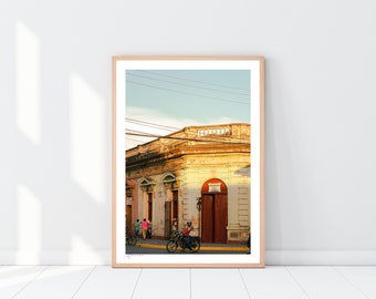 Nicaragua original print  | Granada| street | Signed photography | Wall art