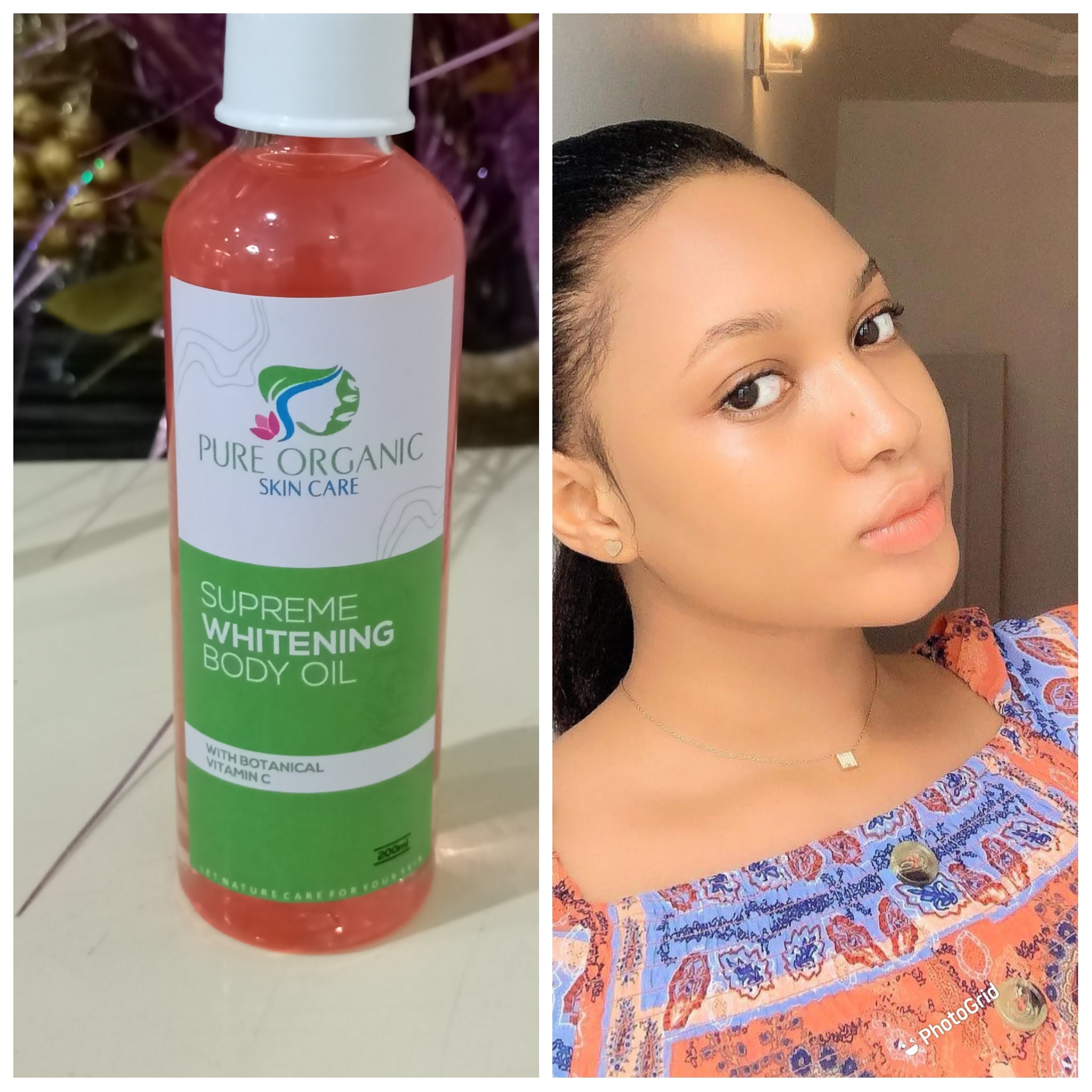 Whitening Body Oil Etsy