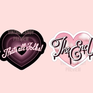 Bittersweet Ending || Set of 2 stickers || Waterproof / Laminated