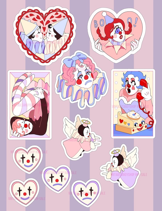 Pretty Little Clown Clowncore Pastel Kidcore Aesthetic Etsy Australia
