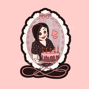 CORALINE || Other Mother&#39;s Cake || Vinyl Sticker || Waterproof / Laminated