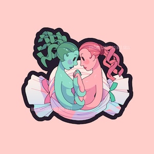 CORALINE || Twisted Pair || Vinyl sticker || Waterproof / Laminated