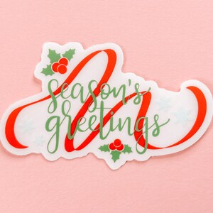 Christmas Sticker | Waterproof Clear Sticker | Disney Sticker