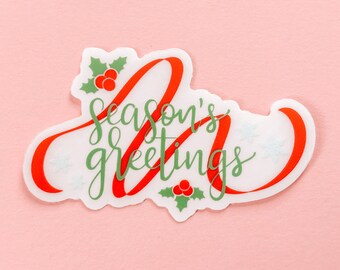 Christmas Sticker | Waterproof Clear Sticker | Disney Sticker