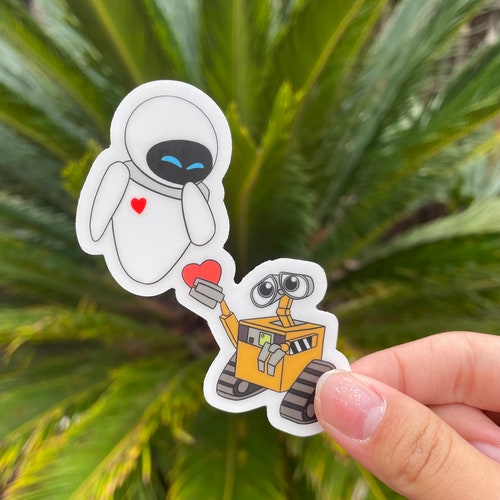Large Wall E and Eve Sticker Etsy