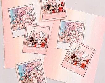 Disney Photos w/Mickey, Minnie, and StellaLou Card