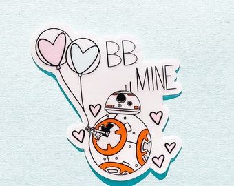 BB-8 Sticker | Disney Sticker | Handmade Waterproof Sticker | Star Wars Sticker