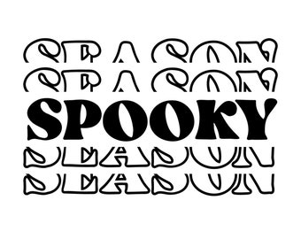 Spooky Season svg, camisa de Halloween svg, Fall svg, Autumn svg, svg para camisa, Retro Halloween svg, Spooky svg, Spooky Vibes svg, cricut svg