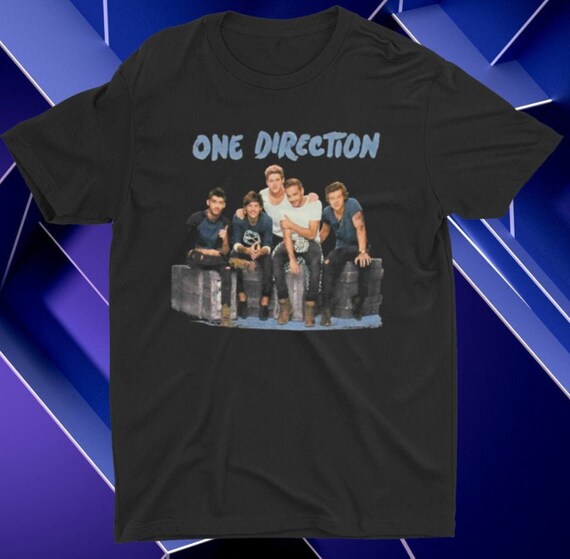 One Direction Signatures Unisex Adult Tee T-shirt Short Sleeve Shirt Jersey