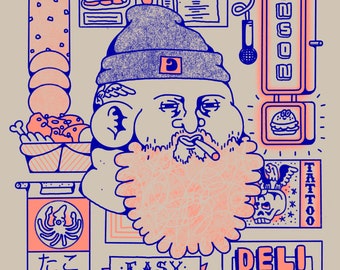 Action bronson digital print