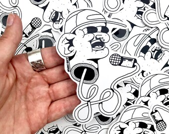 Street art YO vinyl sticker