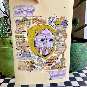 MF DOOM A3 Giclee print