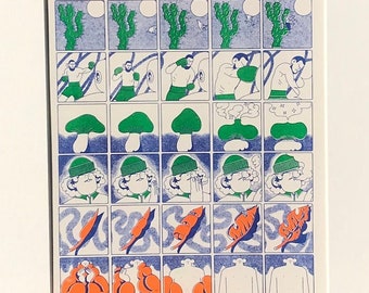 Eco to ego risograph print limited edition