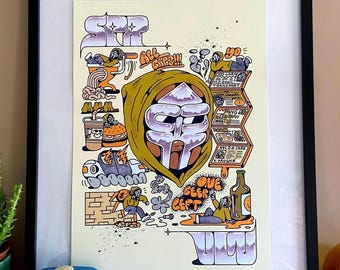 MF DOOM print